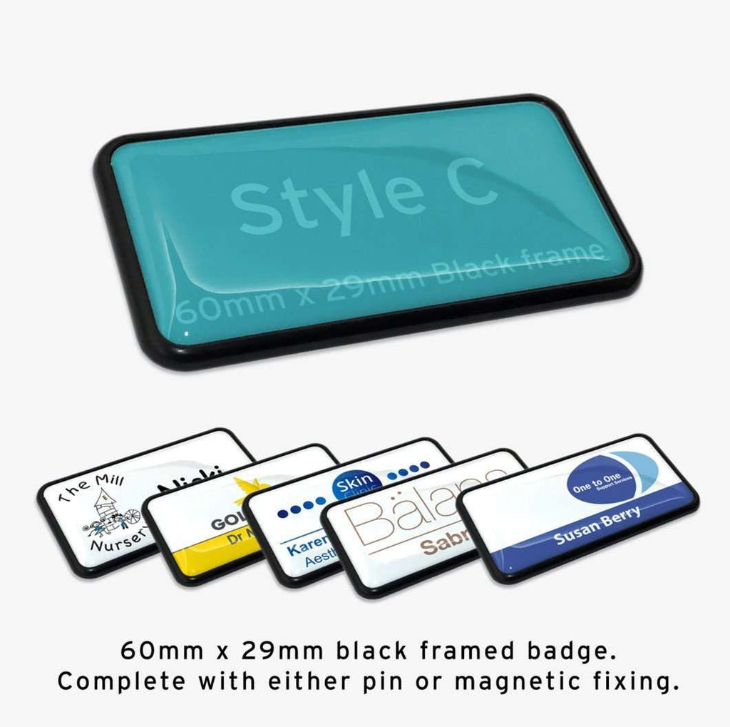 Staff Badges Direct - Custom Staff Name Badge: Style C